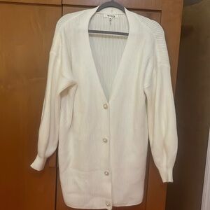 Off white cardigan M/L